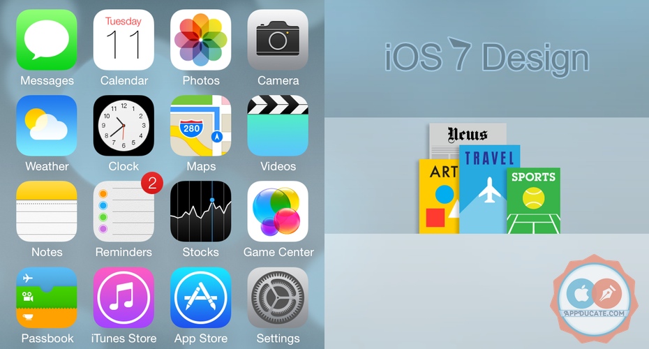 A look at the iOS 7 Design Changes – Lots of Pictures