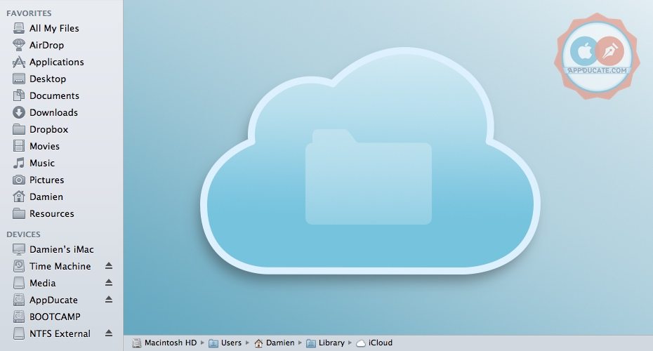 How to browse iCloud files on Mac OS X in Finder